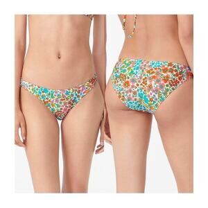 J. Crew Low-Rider Bikini Bottom in Rainbow Blooms
